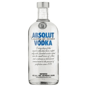 Explore Absolut Vodka, a premium spirit with unrivaled smoothness and character. Shop now at Front Door Kenya for 24/7 delivery in Nairobi.