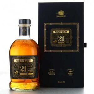 Indulge in the luxurious taste of Aberfeldy 21 Years whisky, delivered fresh by FrontDoor Kenya. Order now for 24/7 delivery in Nairobi.