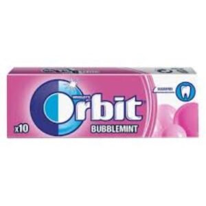 Wrigley's Orbit Sugar Free Bubblemint Chewing Gum